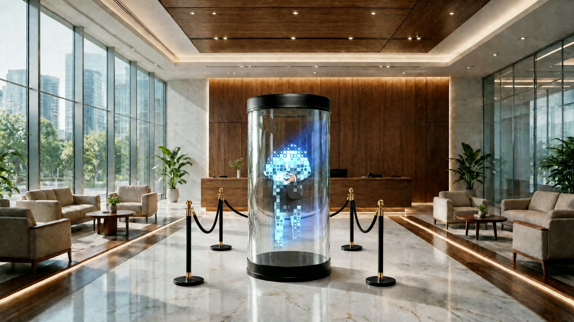 Holotube Display